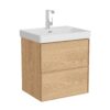 Meuble lavabo 60 cm - Vitra (Meuble)