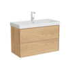 Meuble lavabo 100 cm - Vitra (Meuble)